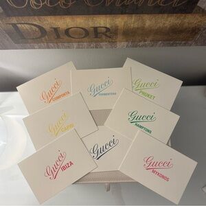 Gucci postcards